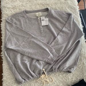 American Eagle Crop Sweatshirt